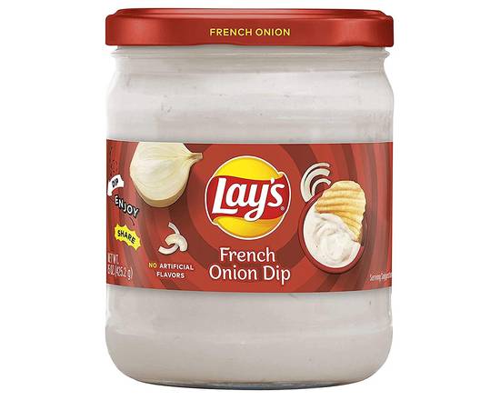 Order Lay's Dip French Onion 15 Oz food online from Abc Discount Store store, San Diego on bringmethat.com