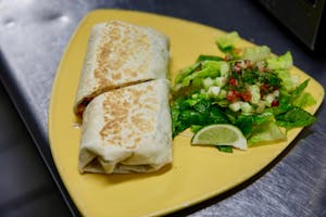 Order LC Fiesta Burrito food online from Los Chaparros store, Honolulu on bringmethat.com