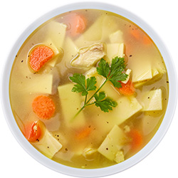 Order Chicken Noodle Soup food online from Soupworks store, Huntingdon Valley on bringmethat.com
