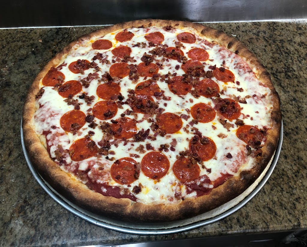 Order Meat Lovers Pizza - Small food online from Roma Pizza store, Hellertown on bringmethat.com
