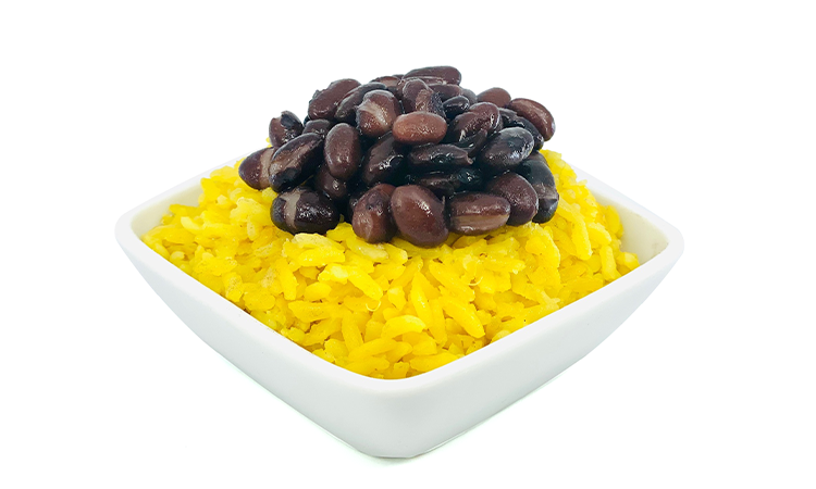 Order Sm Rice Pilaf & Black Beans food online from La Rosa Chicken & Grill store, Berkeley Heights on bringmethat.com