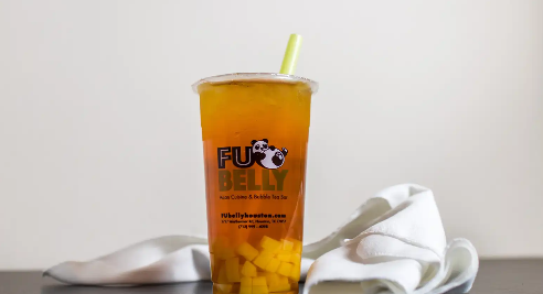 Order Peach Green Tea food online from Fu Belly store, Houston on bringmethat.com