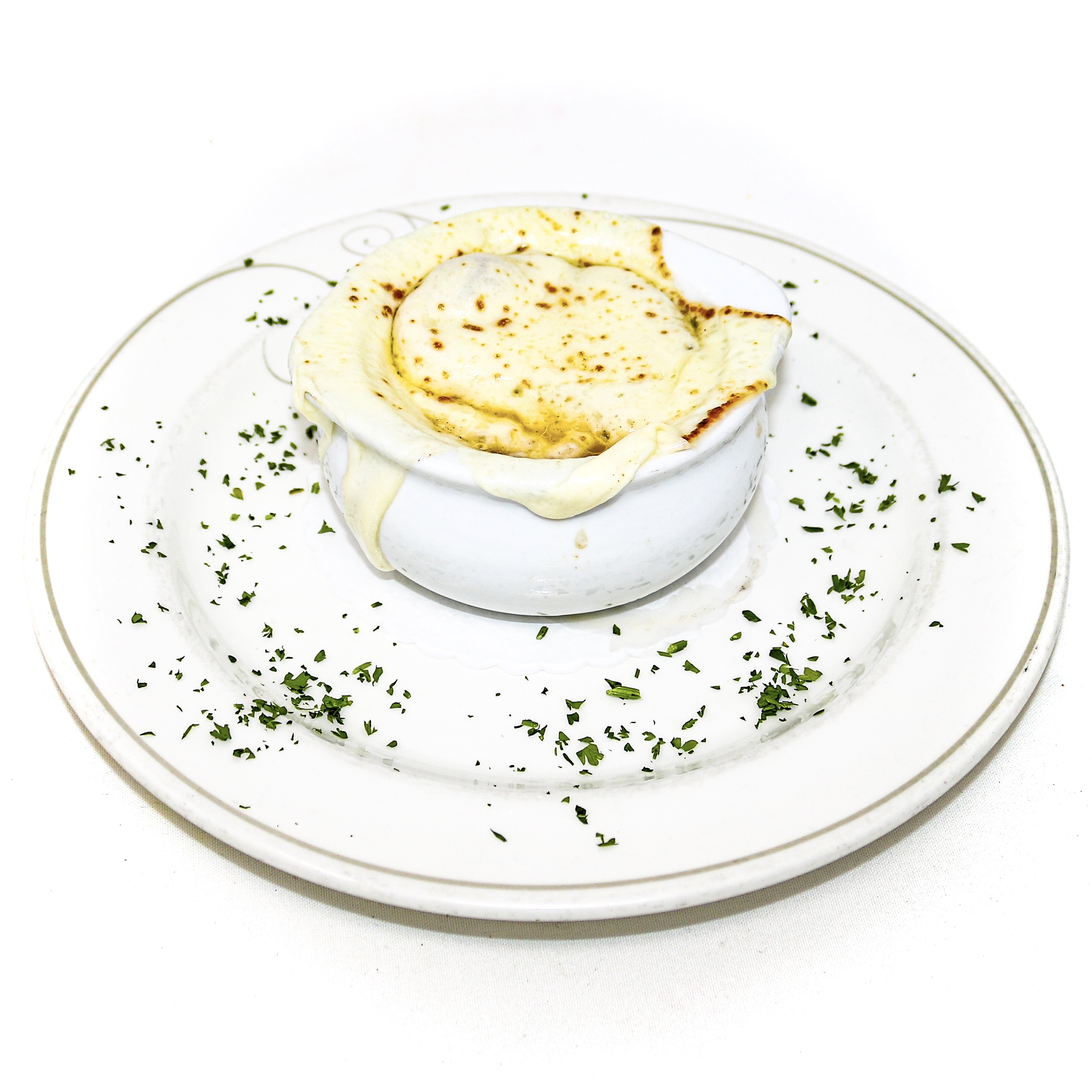 Order French Onion Soup food online from Stateline Family Restaurant store, Tappan on bringmethat.com