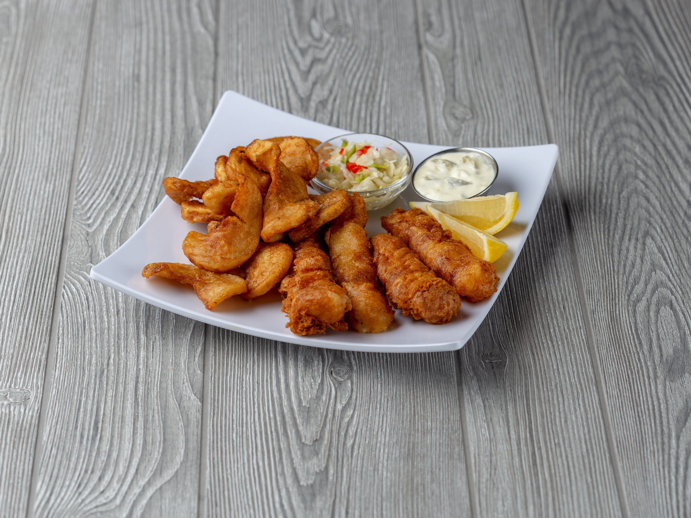 Order CELLARMAN'S FISH & CHIPS food online from Red Car Brewery and Restaurant store, Torrance on bringmethat.com
