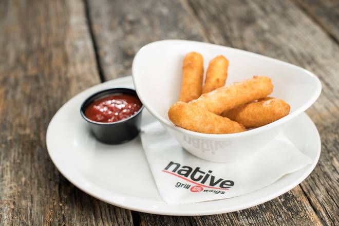 Order Mozzarella Cheese Sticks food online from Native Grill & Wings store, Phoenix on bringmethat.com