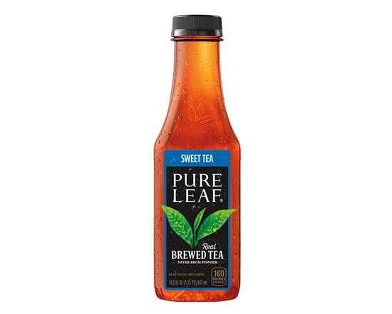 Order Pure Leaf Sweet Tea Bottle 18.5 oz food online from Frais Cafe store, Norristown on bringmethat.com