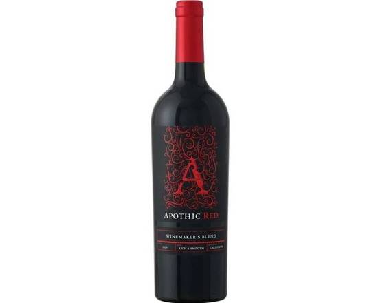 Order Apothic Red Blend, 750mL red wine (13.5% ABV) food online from NEWBRIDGE WINES & SPIRITS CORP store, Levittown on bringmethat.com