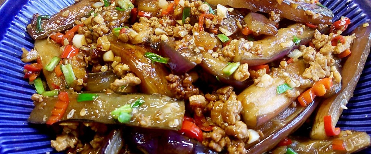 Order Minced Meat Eggplant臊子茄条 food online from Frice store, Riverside on bringmethat.com