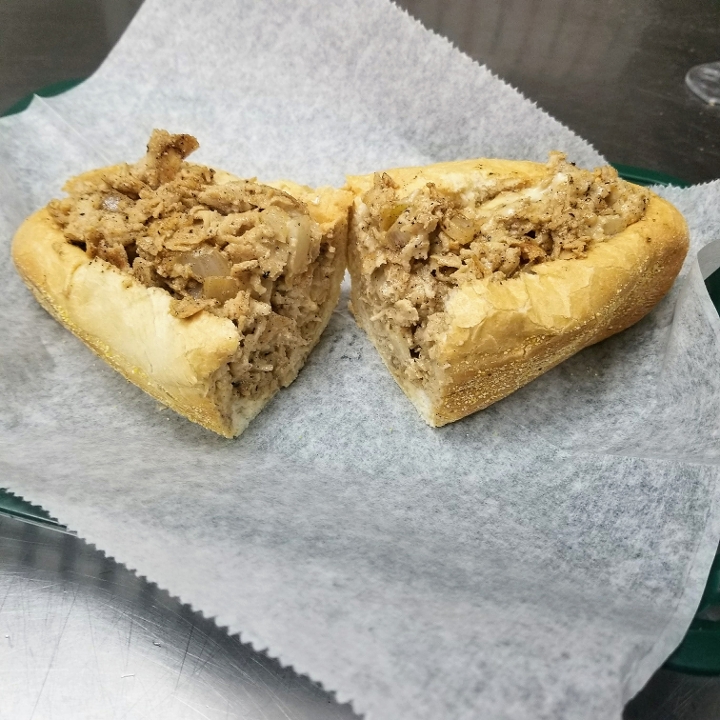 Order 8" Chicken Philly Cheesesteak food online from Taste of Philly store, Fort Collins on bringmethat.com