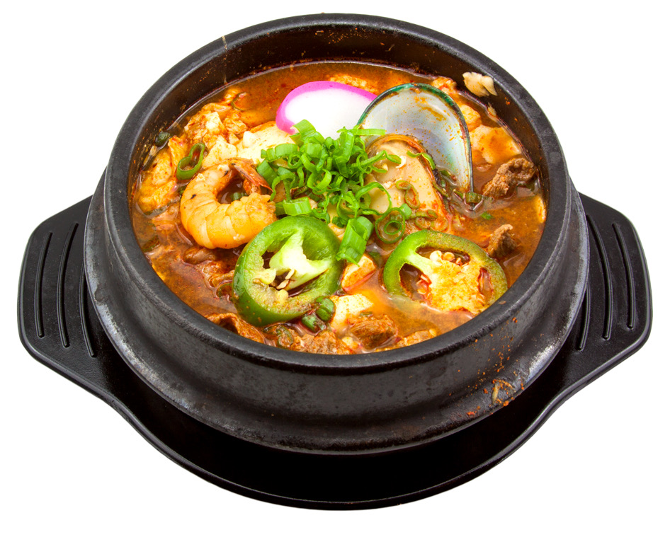 Order Combination Tofu Soup food online from Sushi Boat Town store, San Jose on bringmethat.com