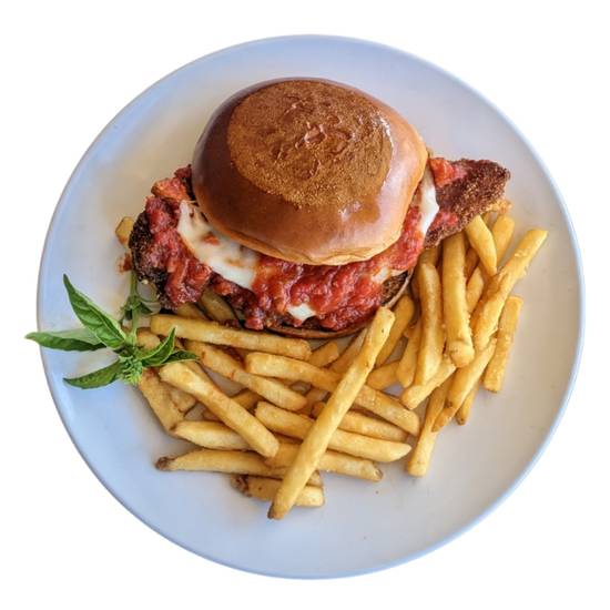 Order Chicken Parm Sandwich food online from Pizzeria Nomad store, Amarillo on bringmethat.com