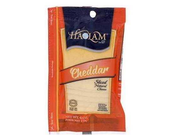 Order Haolam Sliced White Cheddar Cheese food online from Fialkoff Kosher Pizza store, Lawrence on bringmethat.com