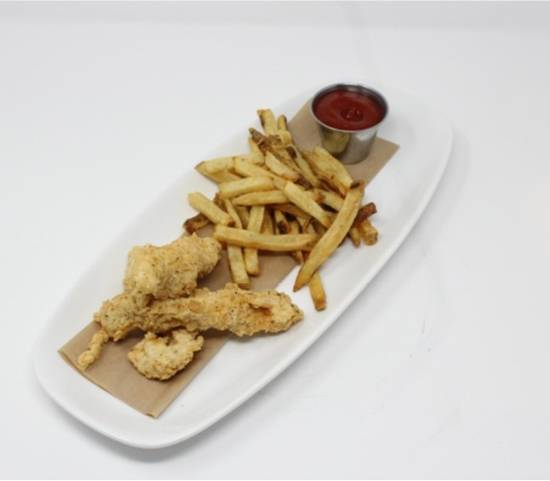 Order Kids Chicken Strips food online from The League Kitchen & Tavern store, Austin on bringmethat.com