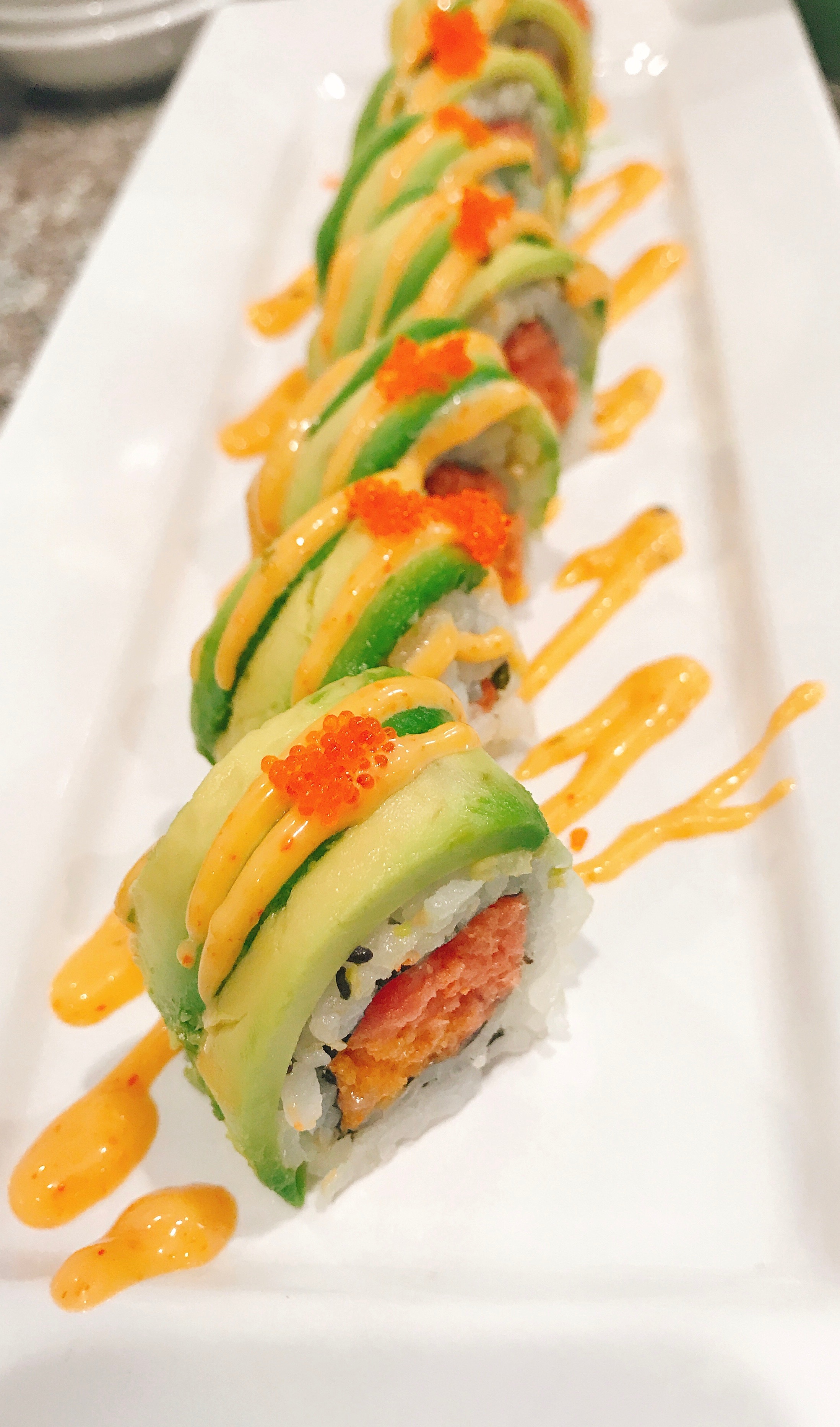 Order S15. Sunrise Roll food online from Kim Korean House & Sushi Bar store, Clearfield on bringmethat.com