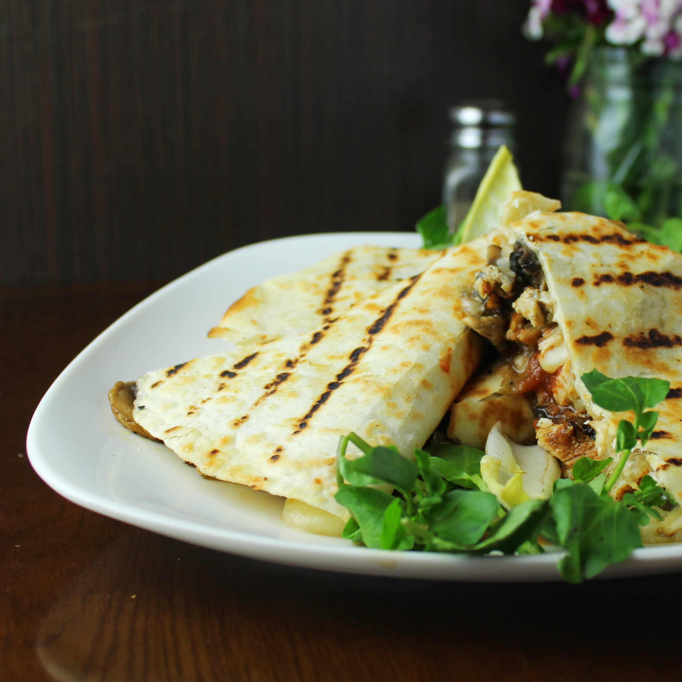 Order Chicken Quesadilla food online from Bagels on the ave store, Astoria on bringmethat.com