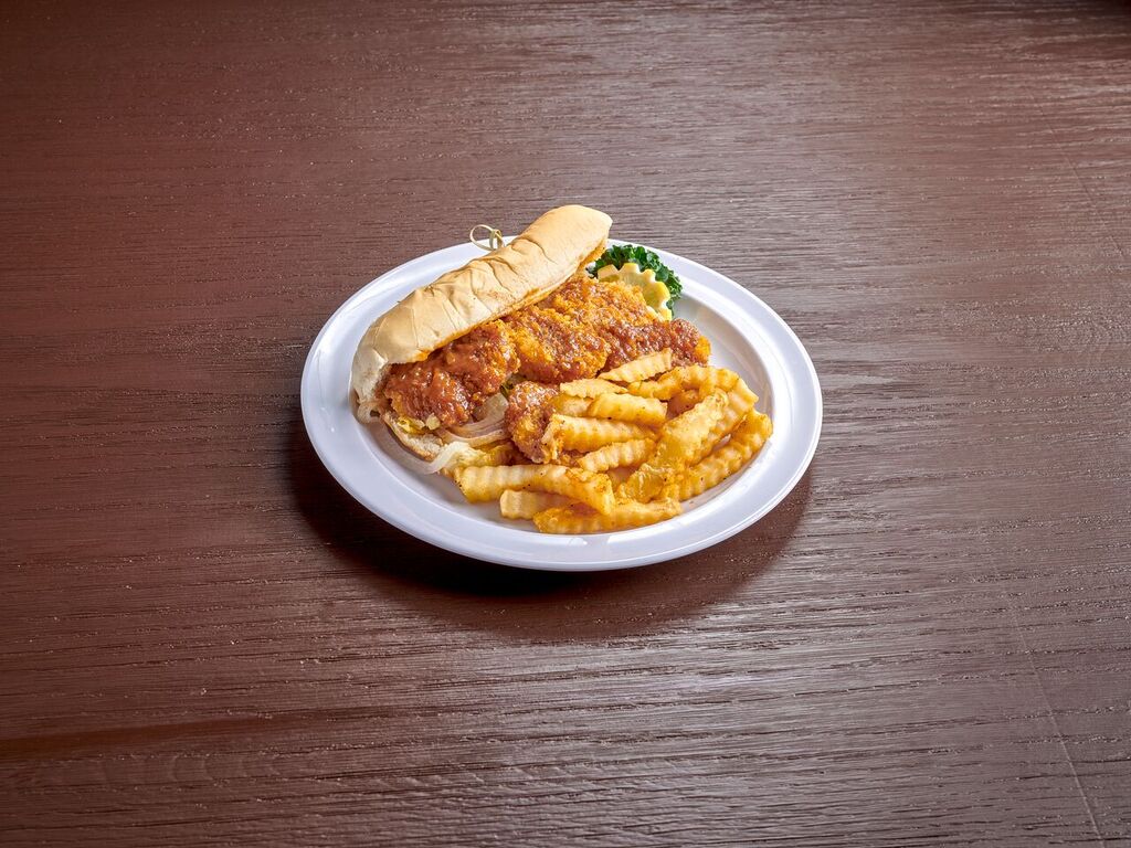Order Shrimp Po Boy food online from Lawshea's Southern Fish & Ribs store, Columbus on bringmethat.com