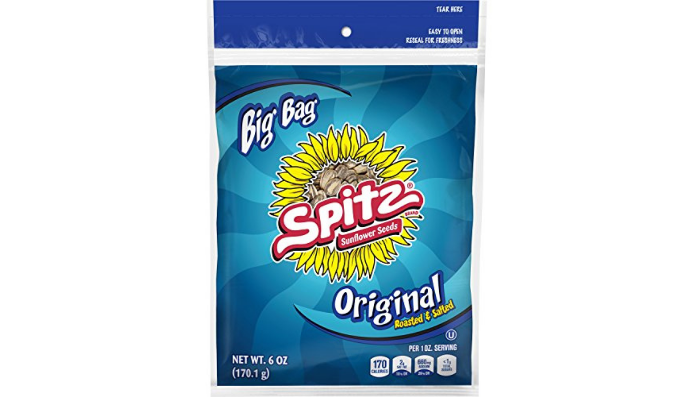 Order Spitz Sunflower Seeds Original Salted 6oz food online from Orcutt Liquor & Deli store, Orcutt on bringmethat.com