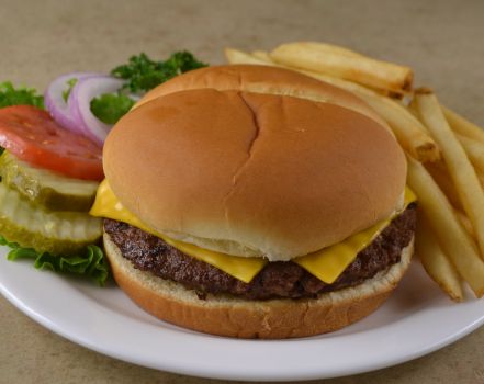 Order Cheeseburger Combo food online from Fryn' Pan Family Restaurant store, Fargo on bringmethat.com
