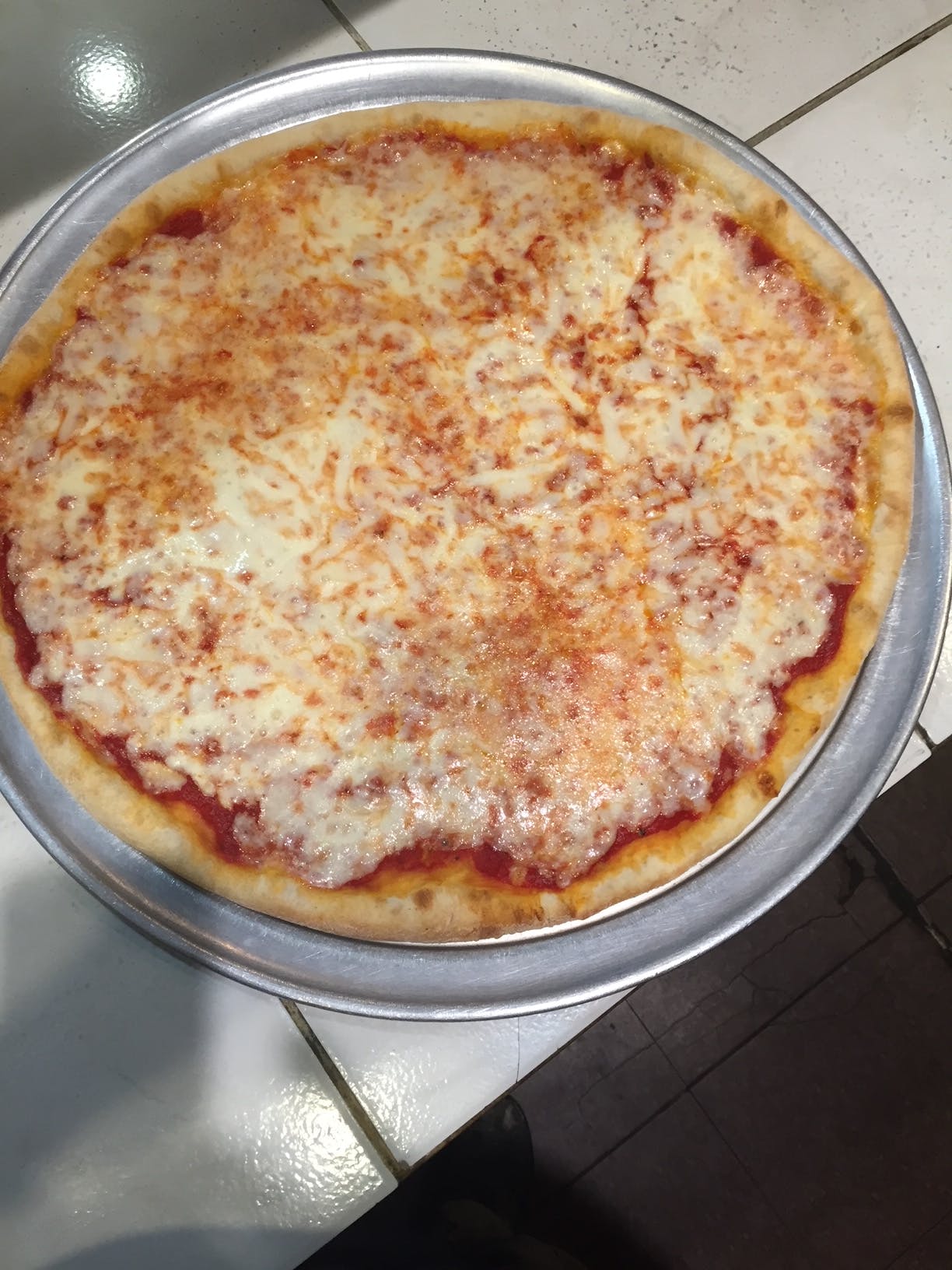 Order Plain Cheese Pizza - Small food online from Sal's Pizza store, Washington on bringmethat.com