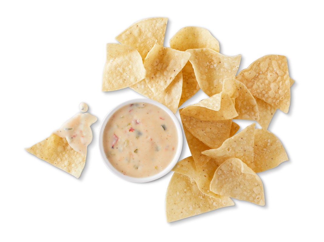 Order 3-Cheese Queso & Chips food online from QDOBA Mexican Eats store, Omaha on bringmethat.com