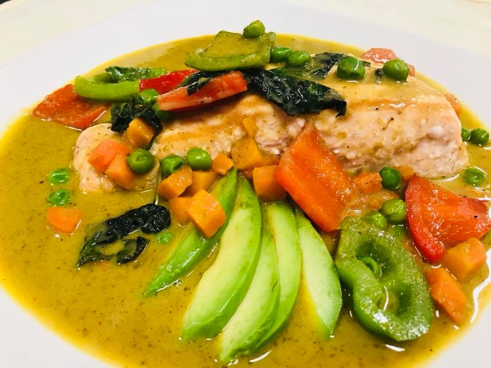 Order 49. Emerald Salmon food online from Thai Elephants store, Watkins Glen on bringmethat.com