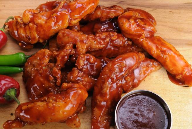 Order Boneless Buffalo Wings food online from Cluck-U-Chicken store, Red Bank on bringmethat.com