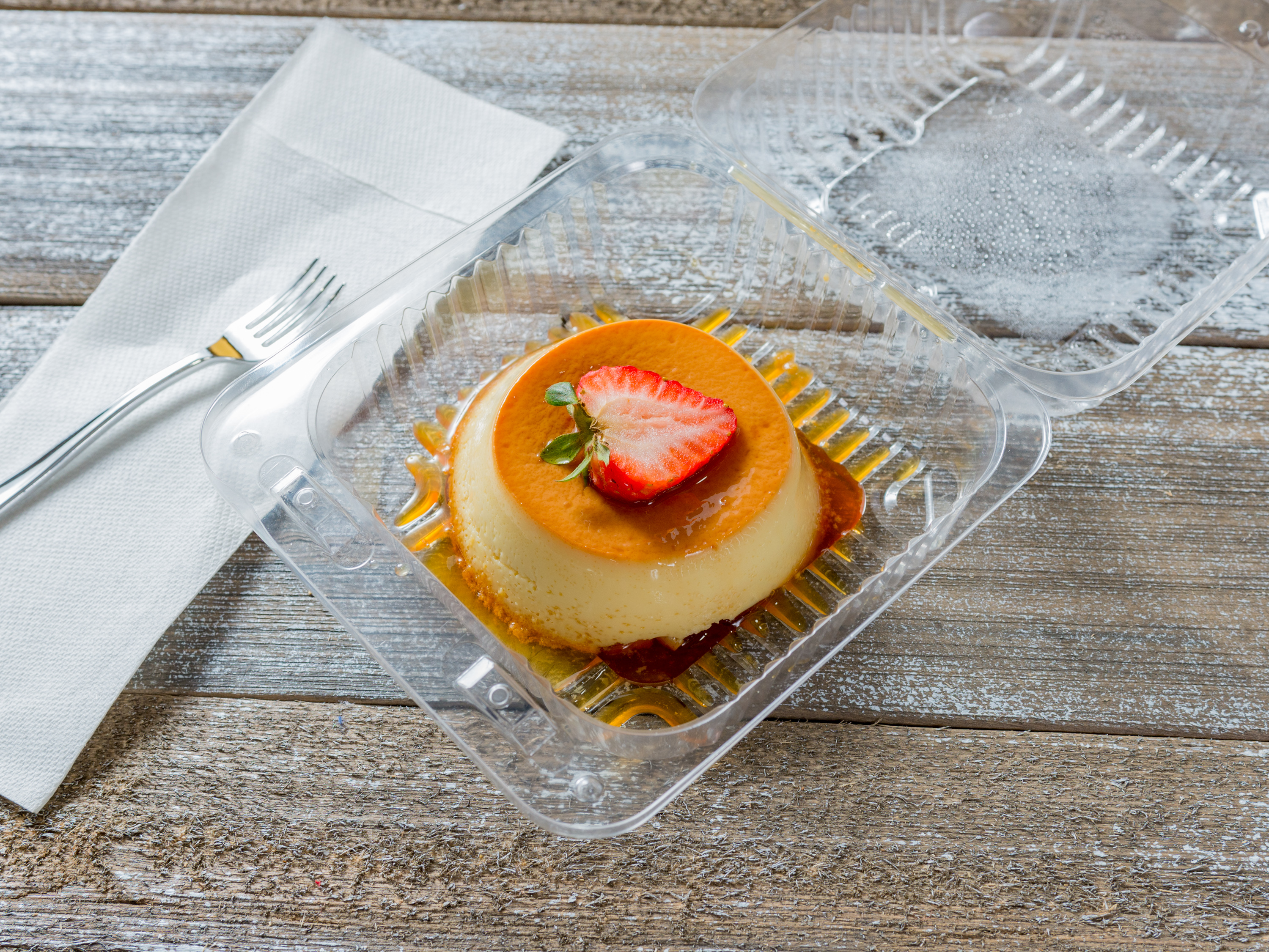 Order Mini flan vainilla food online from Homemade Cravings store, Reading on bringmethat.com