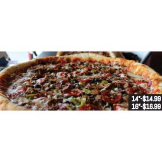 Order The Soprano food online from Goodfellas Pizza store, Albuquerque on bringmethat.com