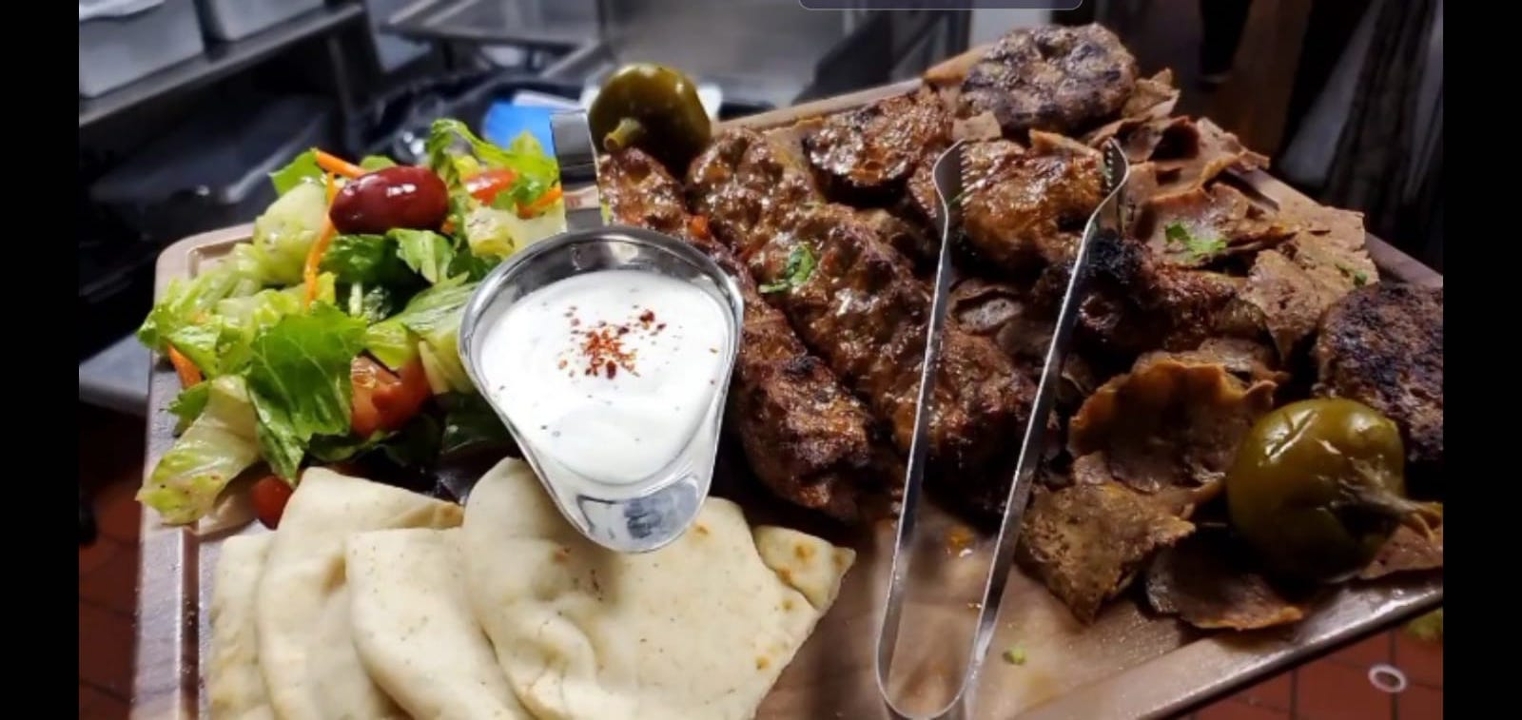 Order Mixed Lamb/Beef  1 + 1  Pita food online from Koy Turkish Grill store, Morganville on bringmethat.com