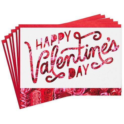 Order Hallmark Valentine's Day Cards and Envelopes (Glitter Roses) S26 - 6.0 ea food online from Walgreens store, Statesville on bringmethat.com