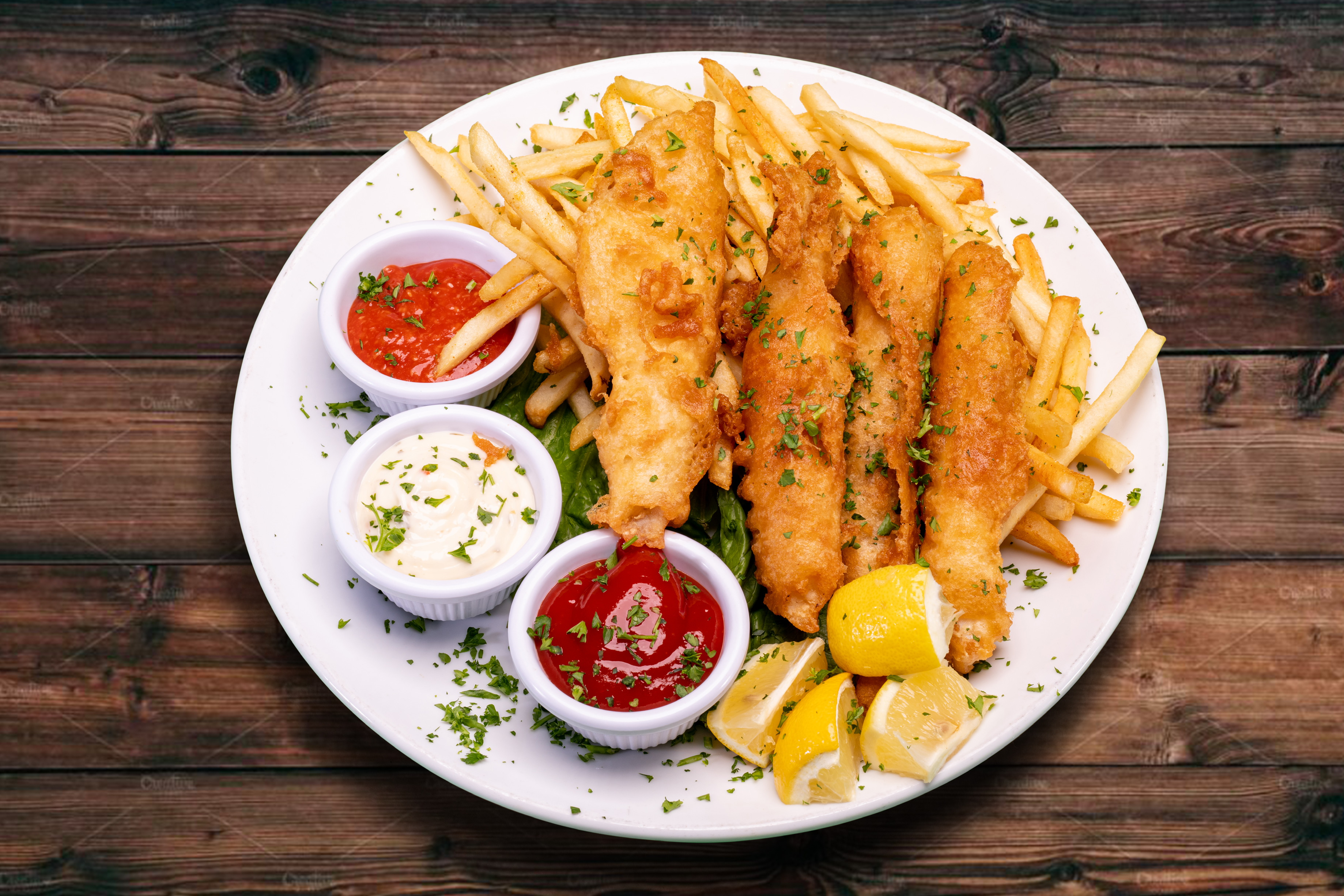 Order Fish N Chips food online from Society Pb store, San Diego on bringmethat.com