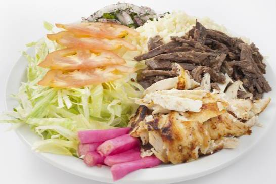 Order Chicken Platter food online from The Gyro Bar store, Salida on bringmethat.com