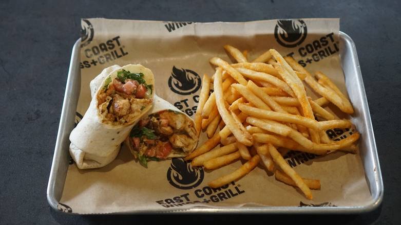 Order VooDoo BBQ Chicken Wrap food online from East Coast Wings + Grill store, Indian Trail on bringmethat.com