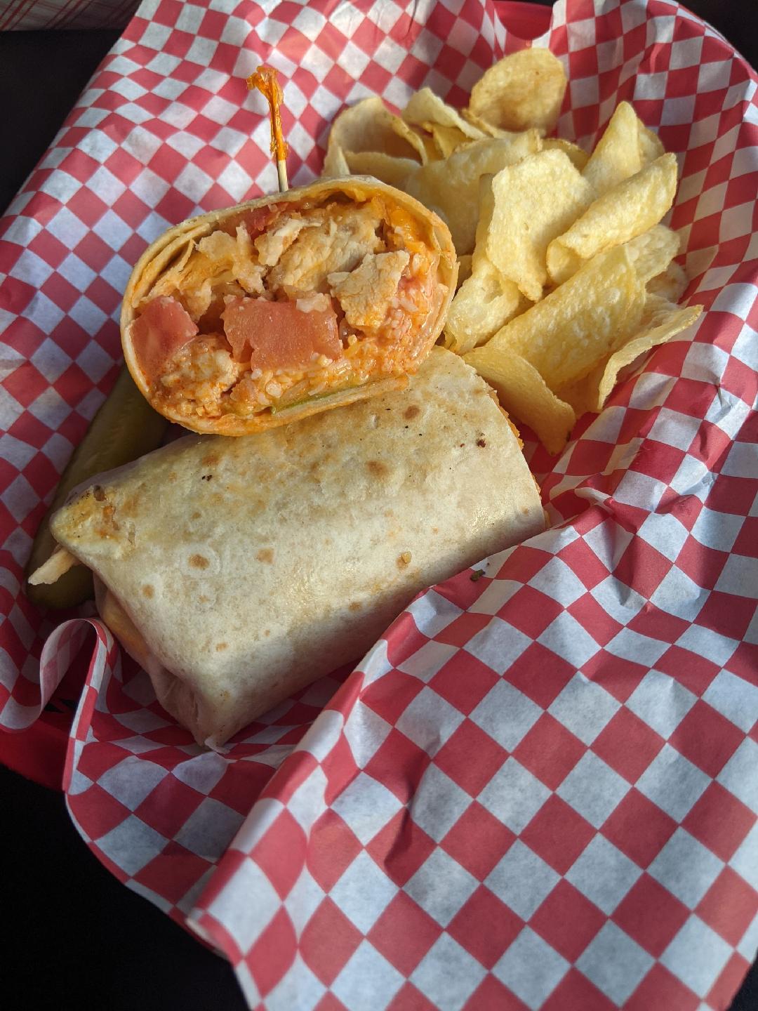 Order Buffalo Chicken Wrap food online from Old Timers Bar & Grill store, Massillon on bringmethat.com