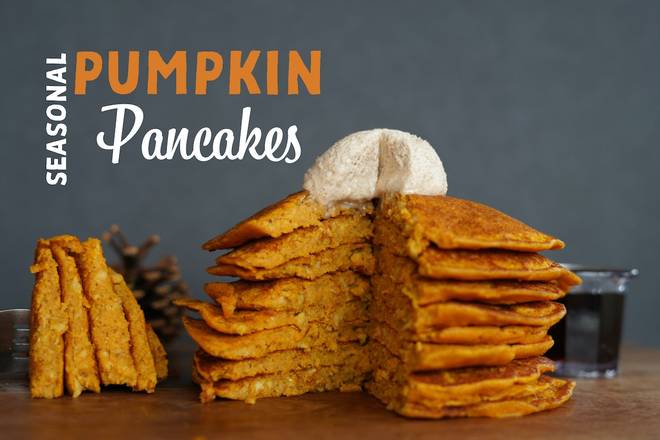Order Pumpkin Pancakes food online from Polly'S Pies store, Cerritos on bringmethat.com