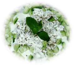 Order Yogurt Cucumber Salad food online from La Zeez Pita Grill store, Torrance on bringmethat.com