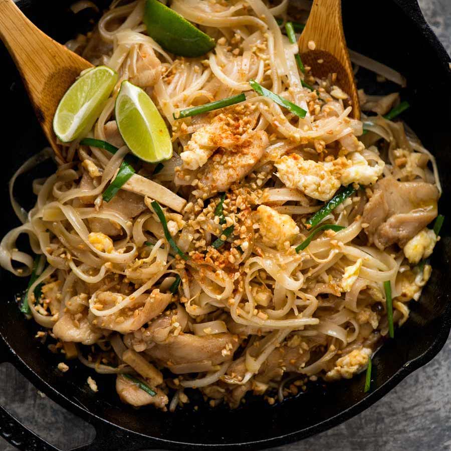 Order Pad Thai 泰粉 food online from Cj Chan Restaurant store, Dayton on bringmethat.com