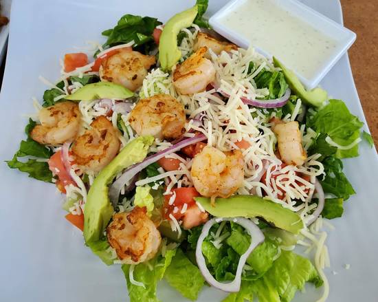 Order SHRIMP SALAD food online from Christine Casual Dining store, Green on bringmethat.com