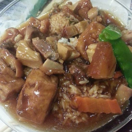 Order Roast Pork w/ Tofu on Rice / 豆腐燒肉飯 food online from Sam Woo Barbeque store, Alhambra on bringmethat.com