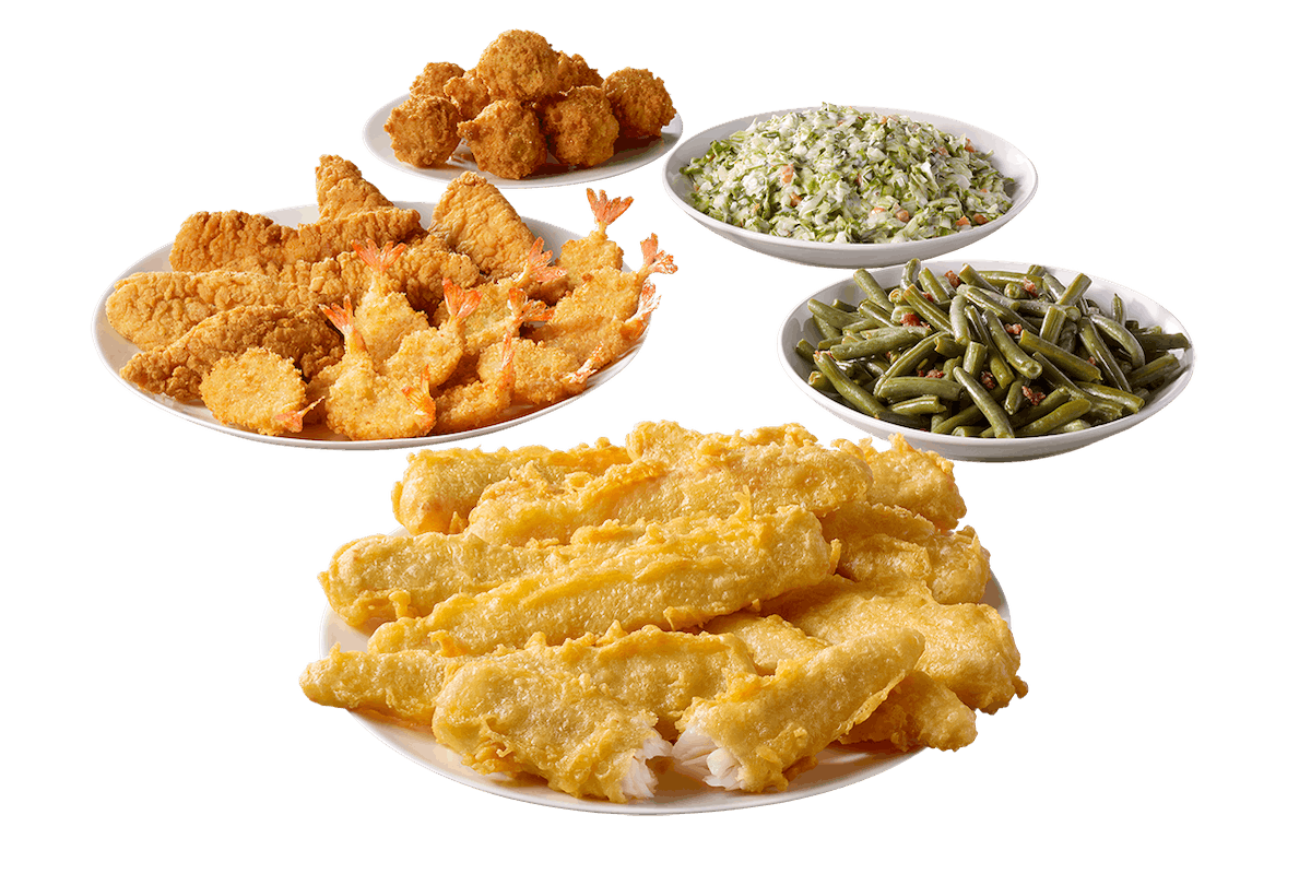 Order Family Sampler Meal food online from Captain D's Seafood store, Forest Park on bringmethat.com