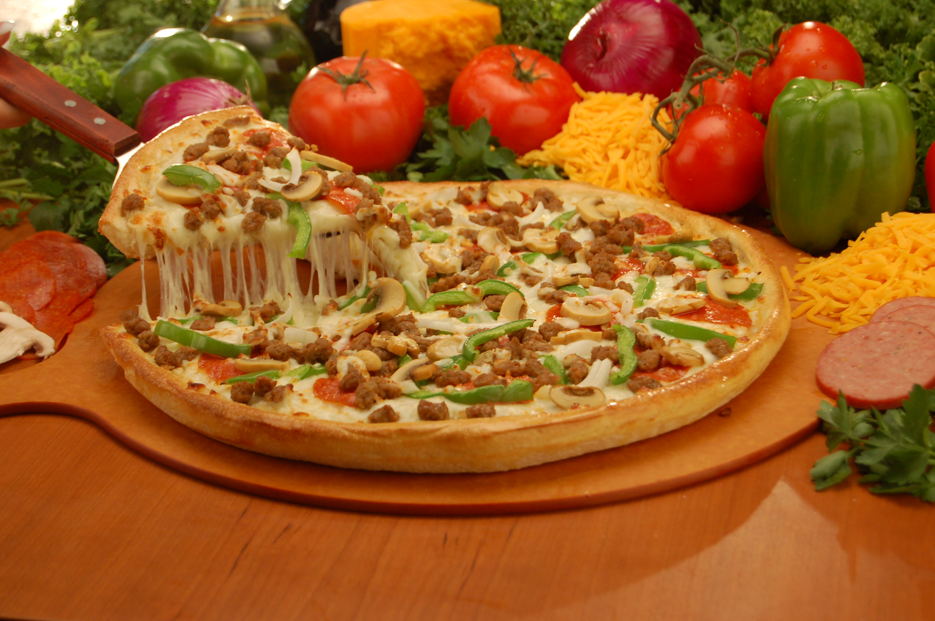 Order Supreme Pizza food online from Cheezie Pizza store, Wichita on bringmethat.com