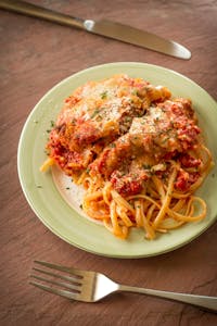 Order Mary's Chicken Parmesan w/Focaccia & 2 Sides food online from Milano Cafe & Deli store, Burbank on bringmethat.com