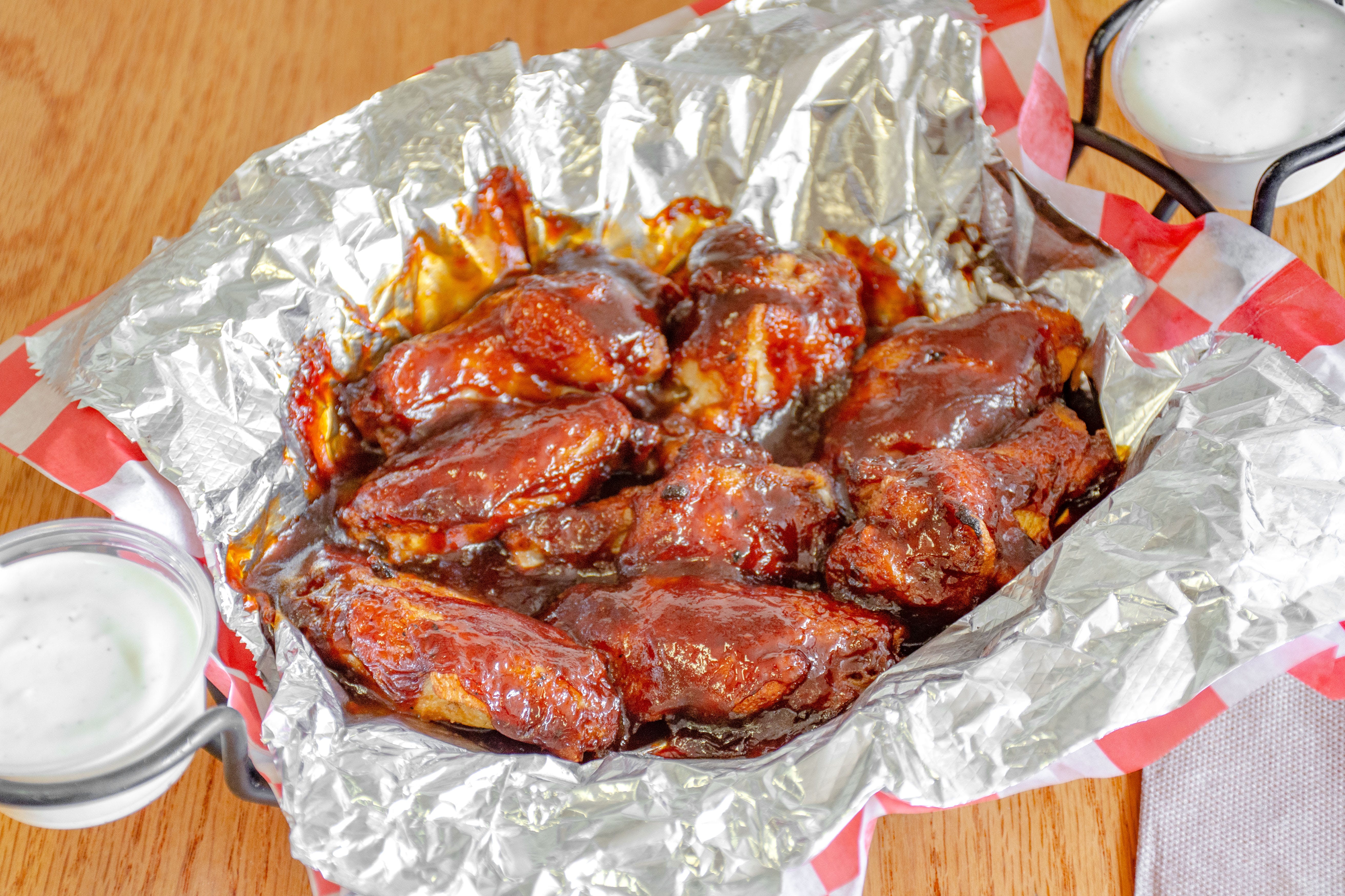 Order Chicken Wings - 1 Pound food online from 3 Brother Family Pizza store, Ada on bringmethat.com