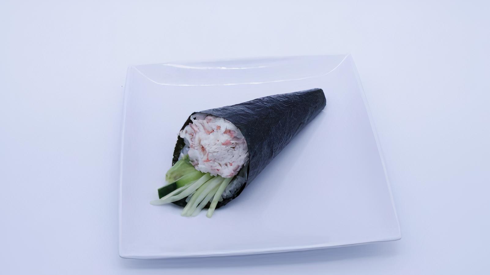 Order California  Hand Roll(1 Piece) food online from Sapporo Revolving Sushi store, Las Vegas on bringmethat.com