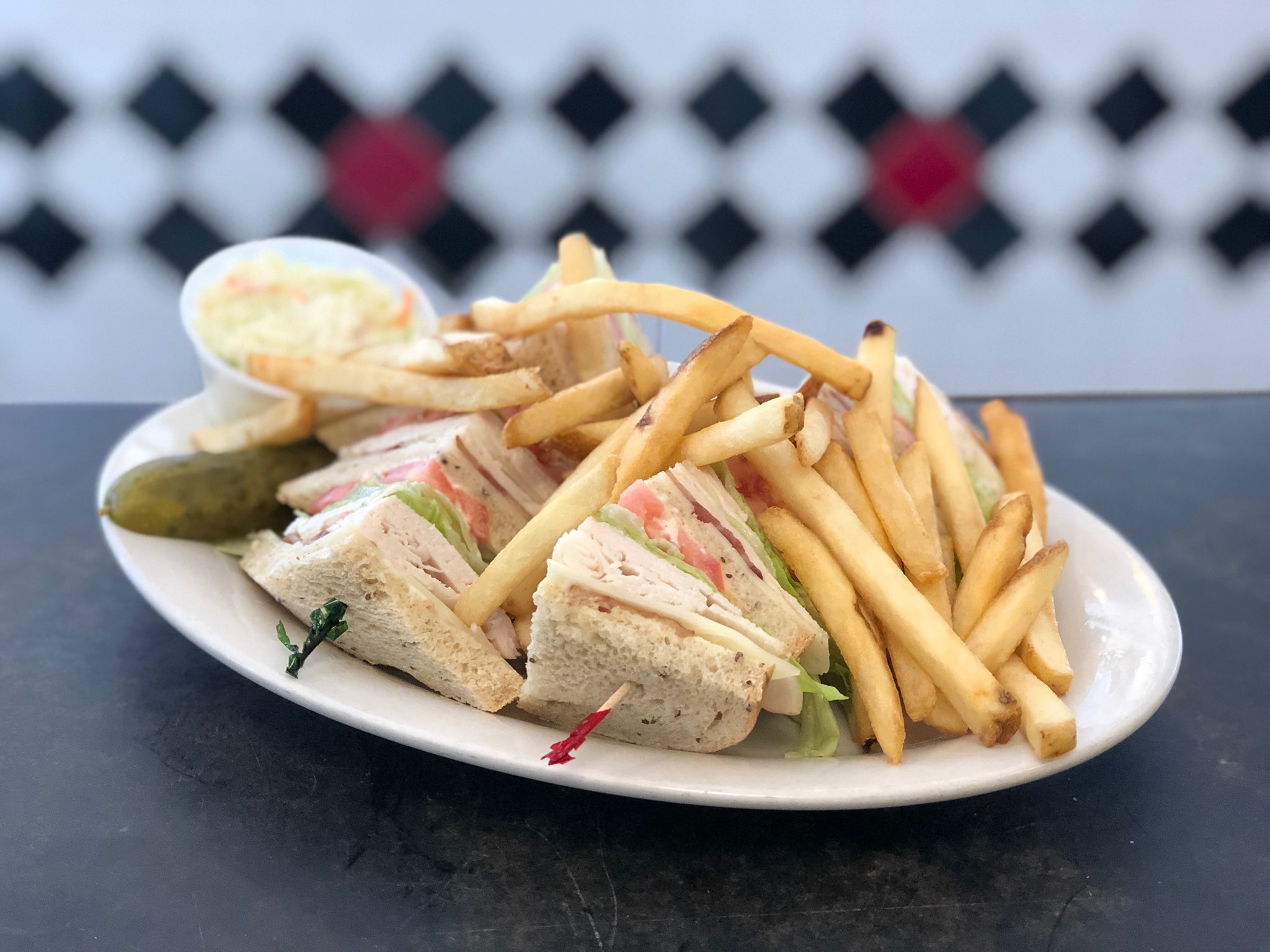 Order Turkey Club Sandwich food online from White Palace Grill store, Chicago on bringmethat.com
