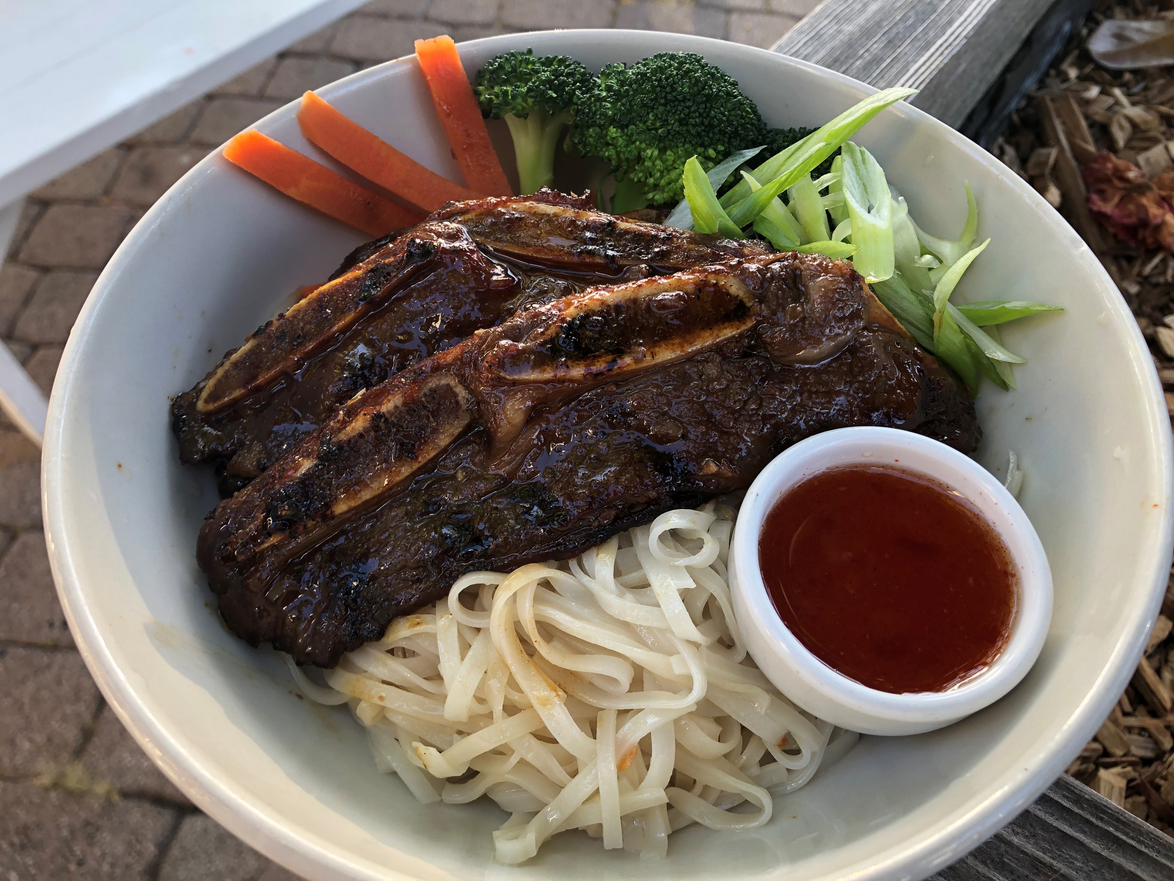 Order NEW ! SHORT RIB WITH GARLIC NOODLE food online from Tha Siam store, Larkspur on bringmethat.com
