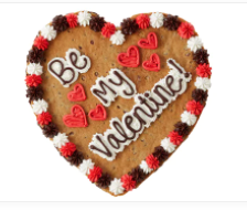 Order Be My Valentine - HV2005 food online from Cookie Co store, Longview on bringmethat.com