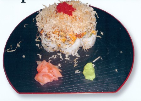 Order 8 Piece Super Volcano Roll food online from Oasis International Cuisine store, Morrow on bringmethat.com