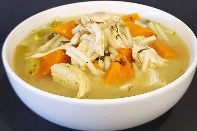 Order Chicken Noodle - 16 oz. food online from Food For Thought store, Garden City on bringmethat.com