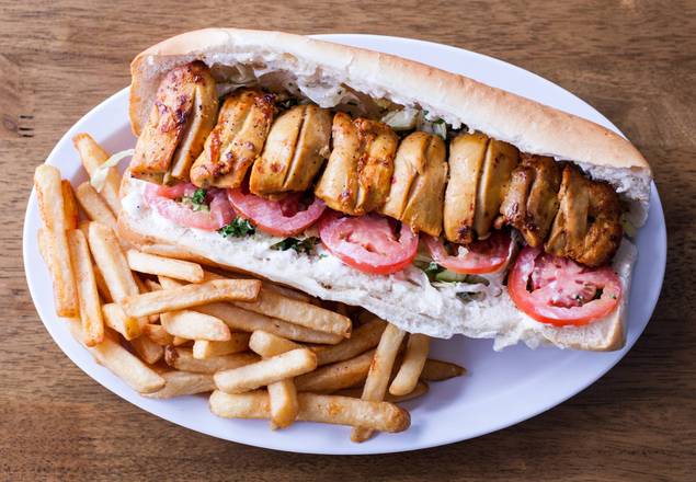 Order Chicken Thigh Sandwich food online from Aiden's Grill store, Glendale on bringmethat.com